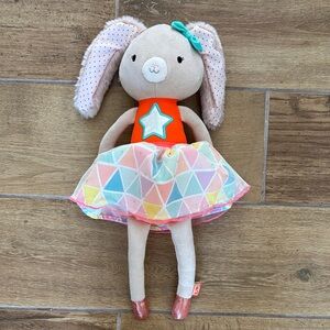 Tippy Toes Becky Bunny Doll Plush Stuffed Animal 15 " B. Softies Pink 2019